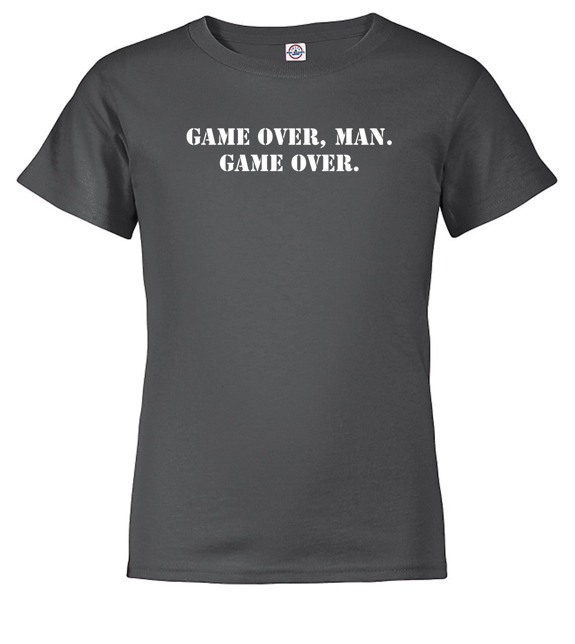 Charcoal Game Over, Man. Game Over Youth/Toddler T-Shirt