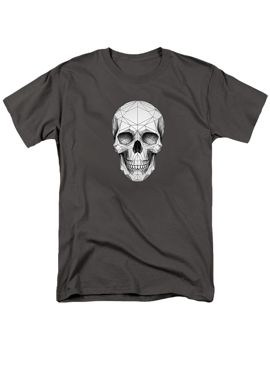 Charcoal Geometric Skull T-Shirt