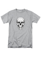 Gray Geometric Skull T-Shirt
