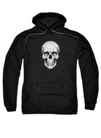 Black Geometric Skull Hoodie