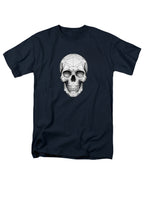 Navy Geometric Skull T-Shirt