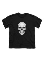 Black Geometric Skull Youth/Toddler T-Shirt