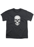 Charcoal Geometric Skull Youth/Toddler T-Shirt