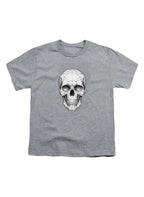 Gray Geometric Skull Youth/Toddler T-Shirt
