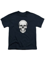 Navy Geometric Skull Youth/Toddler T-Shirt