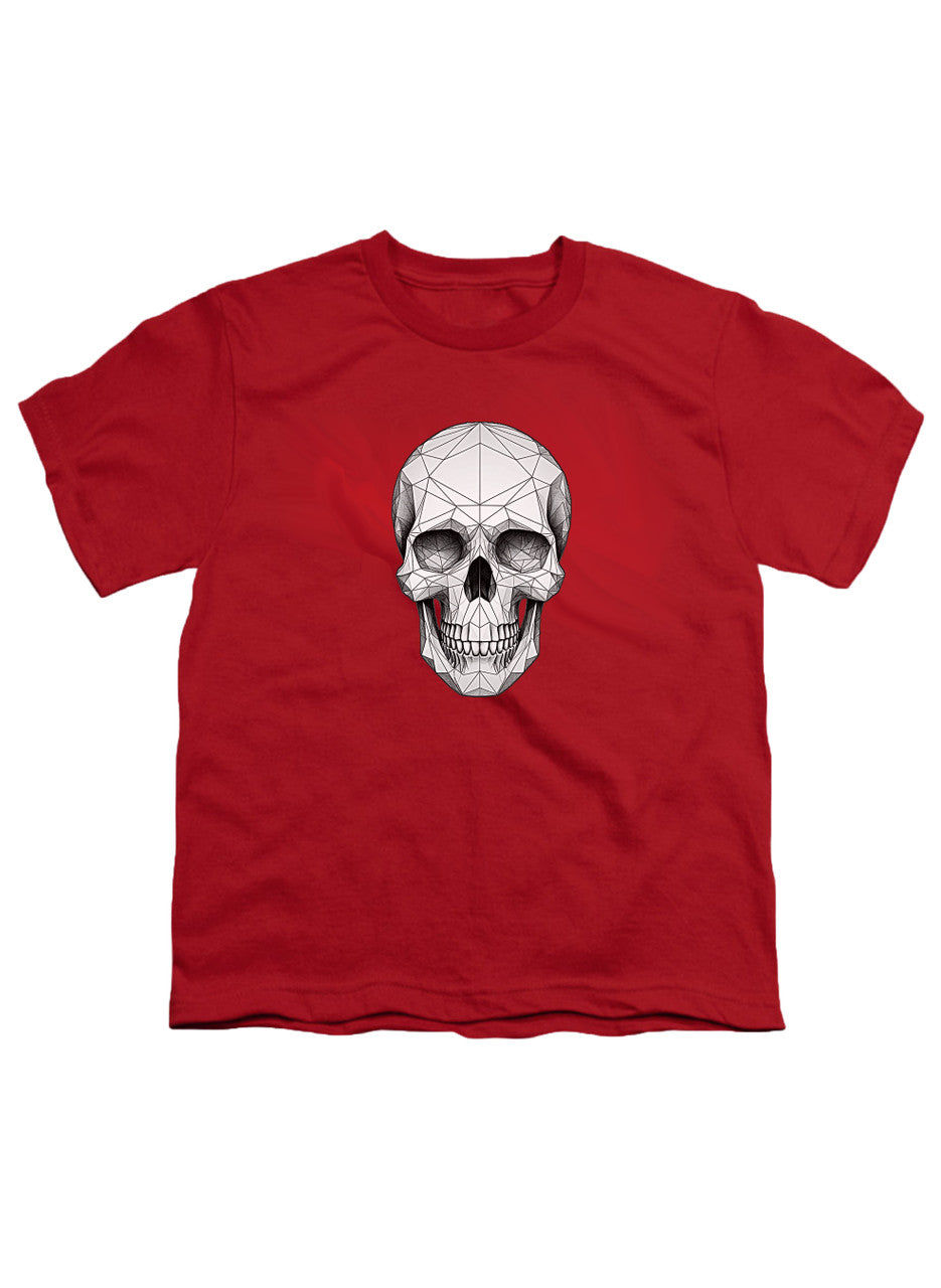 Red Geometric Skull Youth/Toddler T-Shirt