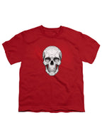 Red Geometric Skull Youth/Toddler T-Shirt