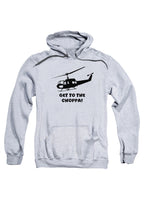 Gray Get to the choppa! Hoodie
