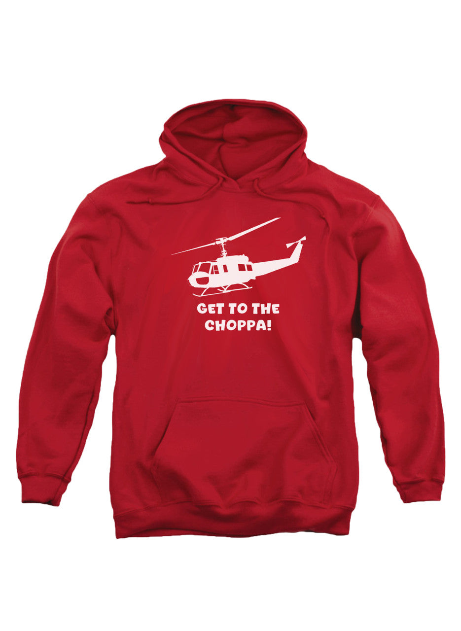 Red Get to the choppa! Hoodie