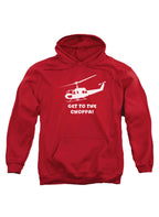 Red Get to the choppa! Hoodie