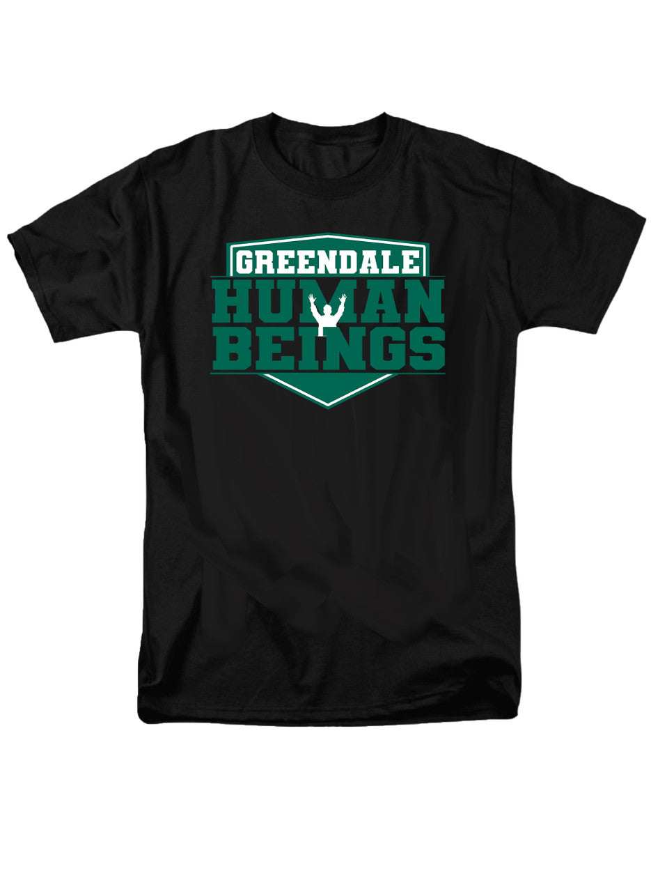 Black Greendale Human Being T-Shirt