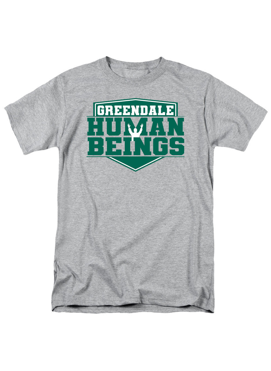 Gray Greendale Human Being T-Shirt