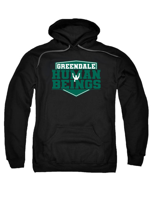 Black Greendale Human Being Hoodie