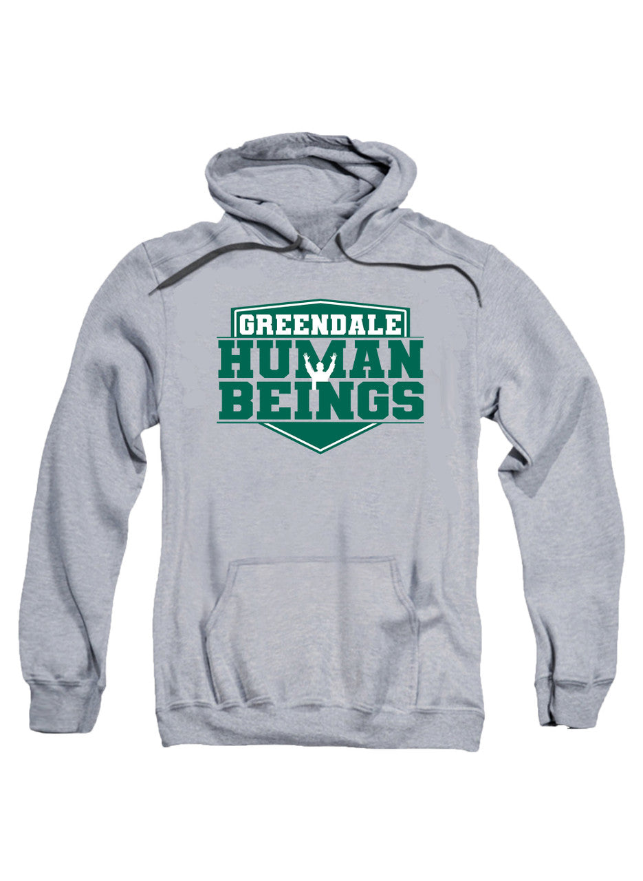 Gray Greendale Human Being Hoodie