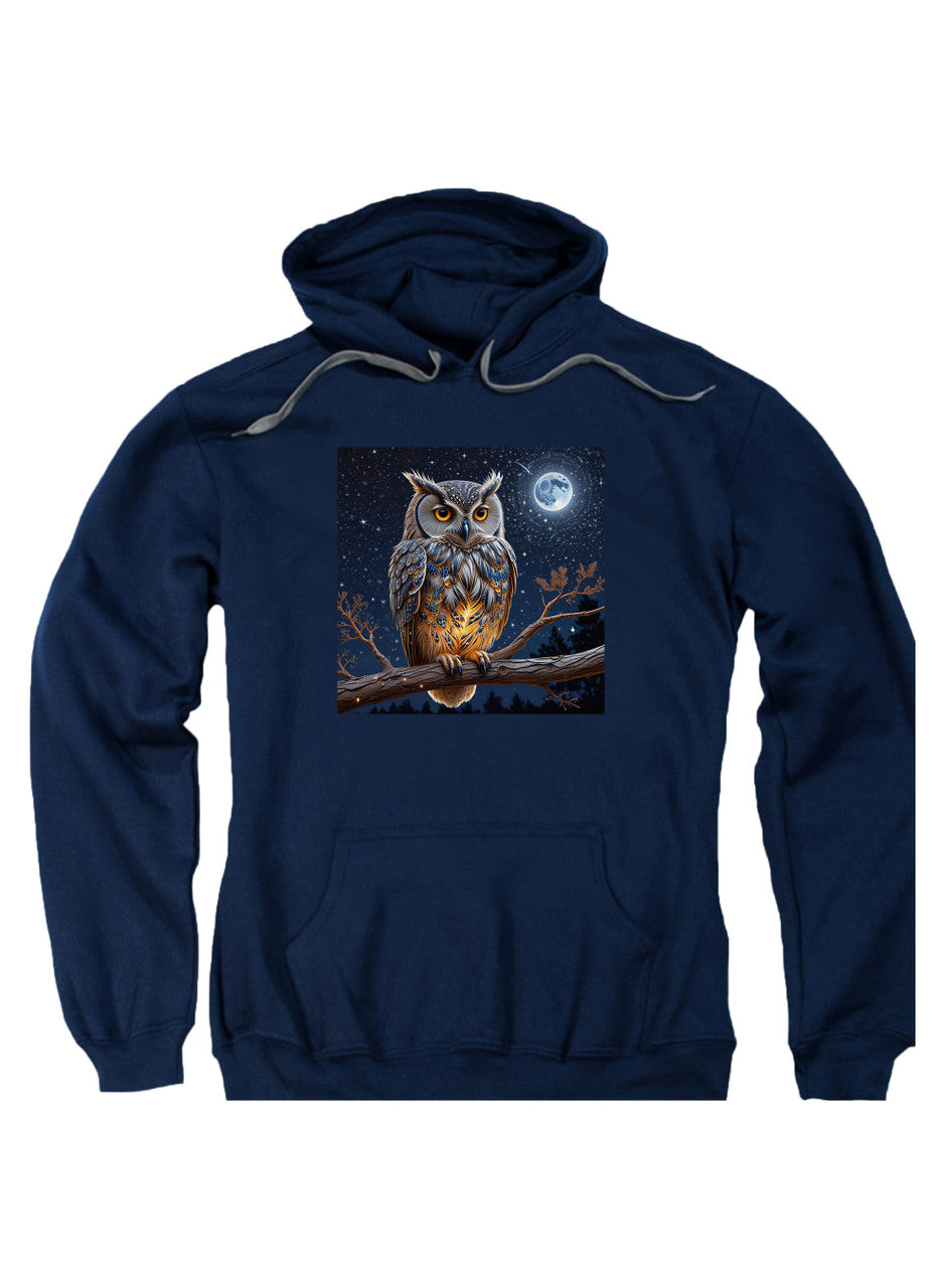 Navy Griffin Owl Hoodie