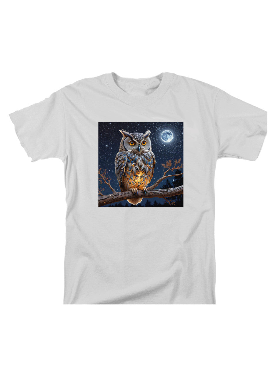 White Griffin Owl T-Shirt