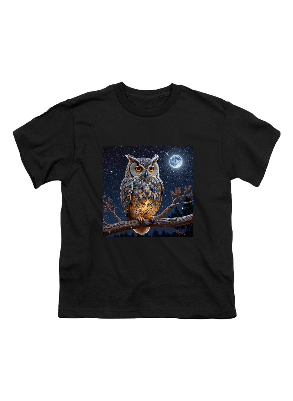 Black Griffin Owl Youth/Toddler T-Shirt