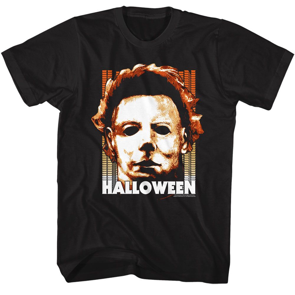 Black Halloween t-shirt featuring Halloween Multiple Logos design