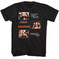 Black Halloween t-shirt featuring Halloween Multi 2 collage design