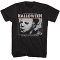 Black Halloween t-shirt featuring Halloween Logo and Photo design