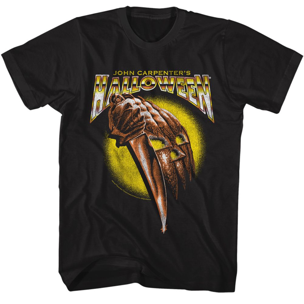 Black Halloween t-shirt featuring Halloween Gradient Logo design