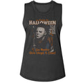 Halloween Ladies Muscle Tank - Spanish Poster