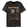 Halloween Mineral Wash T-Shirt - Spanish Poster