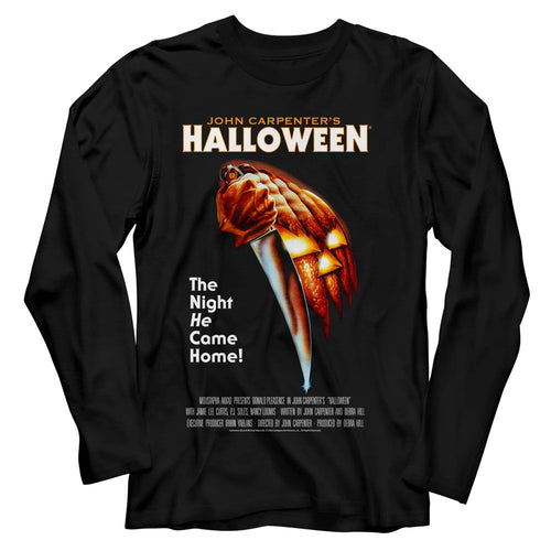 Halloween Long Sleeve T-Shirt - Movie Poster