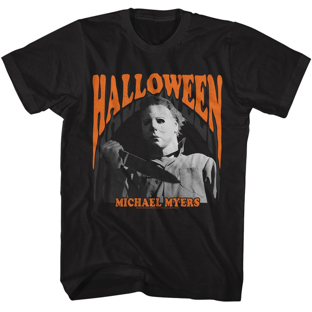 Black Halloween t-shirt featuring Halloween Melt design