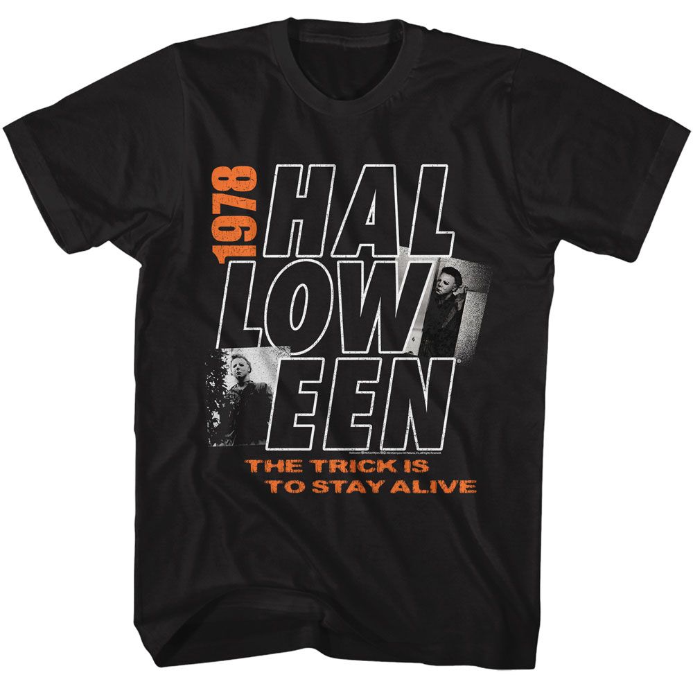 Black Halloween t-shirt featuring Halloween Hollow design
