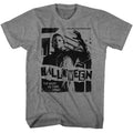 Graphite heather Halloween t-shirt featuring Halloween Punk Flyer Style design
