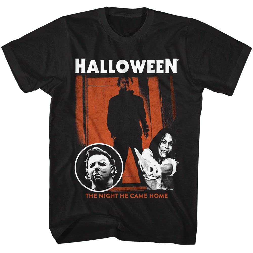 Black Halloween t-shirt featuring Halloween The Night design