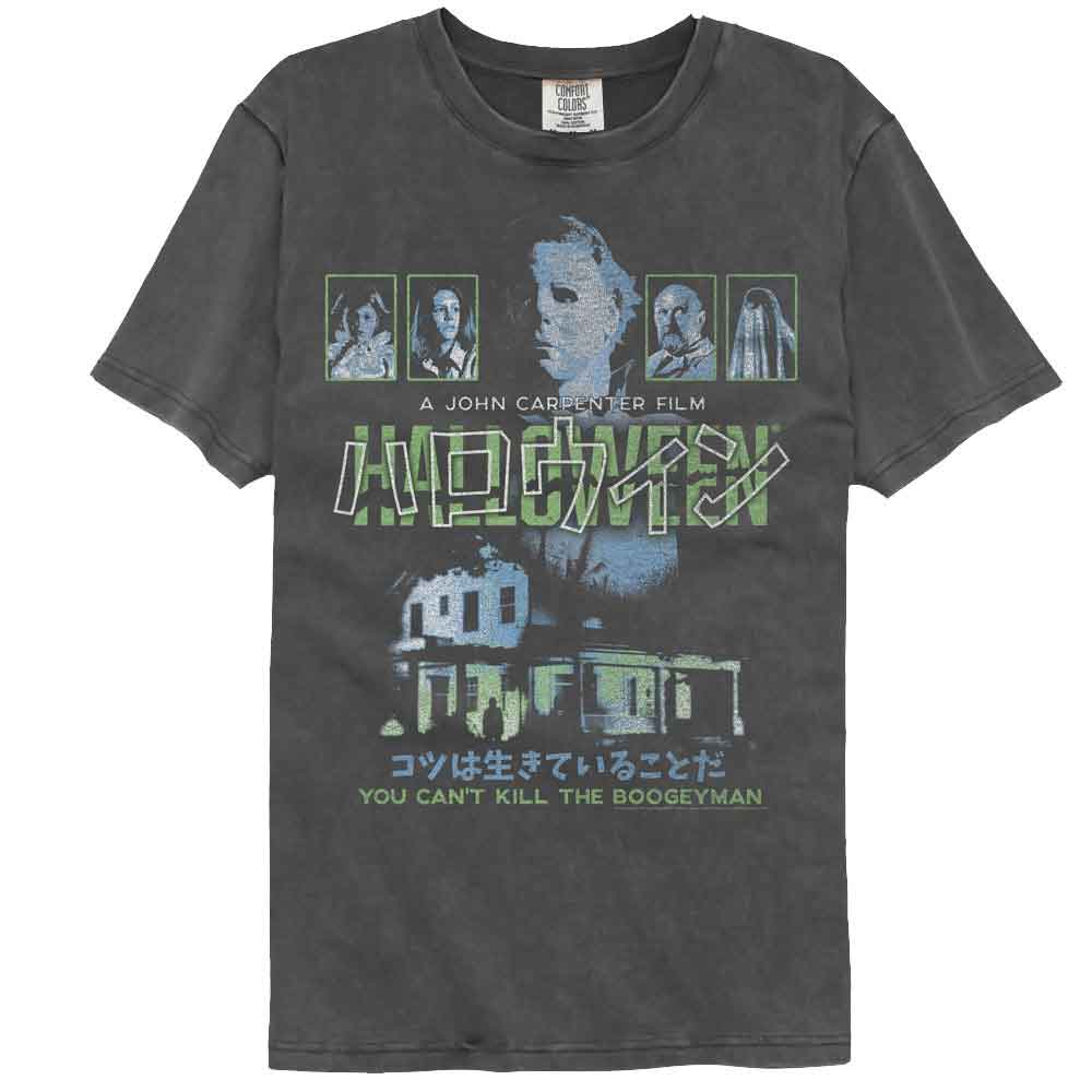 Halloween Comfort Colors T-Shirt - Poster Style W Japanese