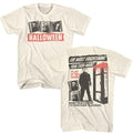 Natural Halloween t-shirt featuring Halloween Frightening Film design (front and back)
