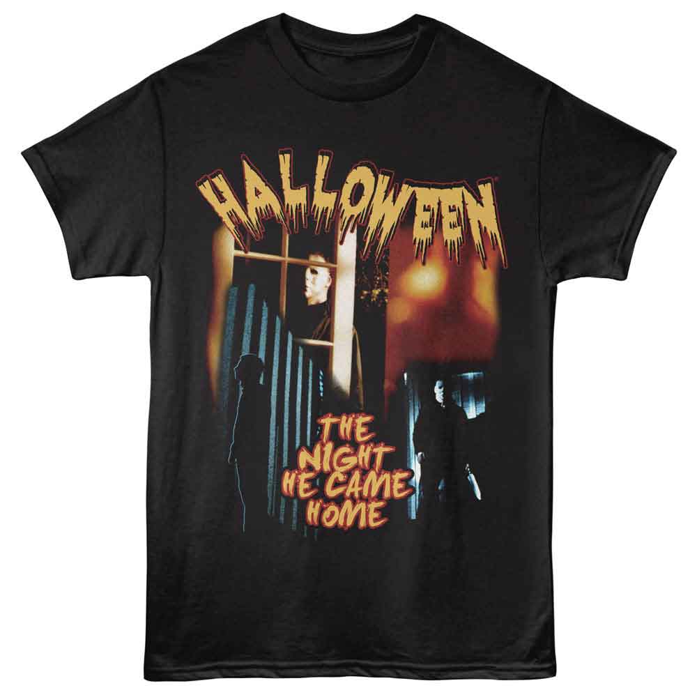 Black Halloween t-shirt featuring Halloween The Night design