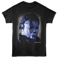 Black Halloween t-shirt featuring Halloween Myers Head design