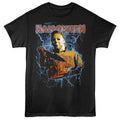 Black Halloween t-shirt featuring Halloween Lightning Mike design