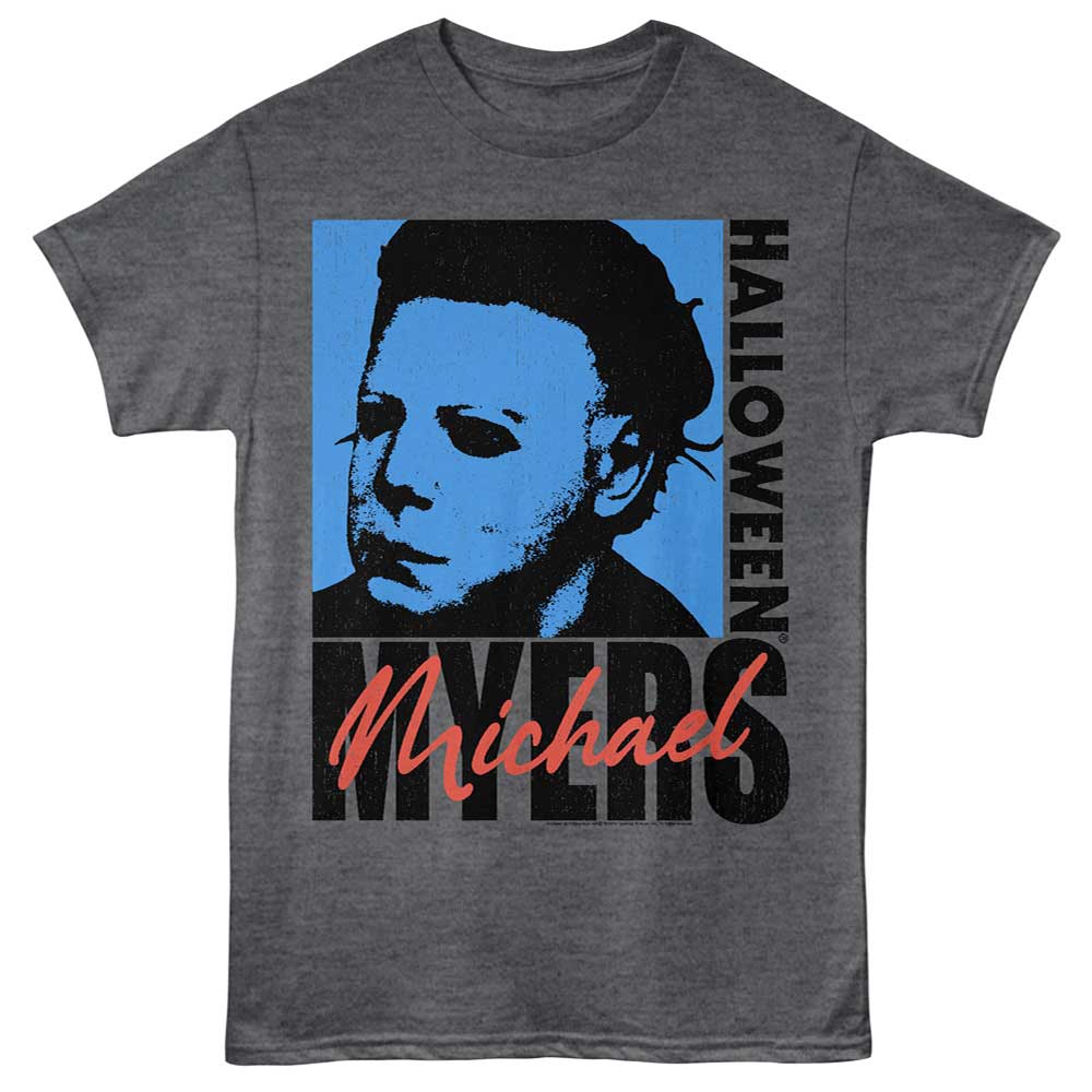 Heather charcoal Halloween t-shirt featuring Halloween Photo Box design