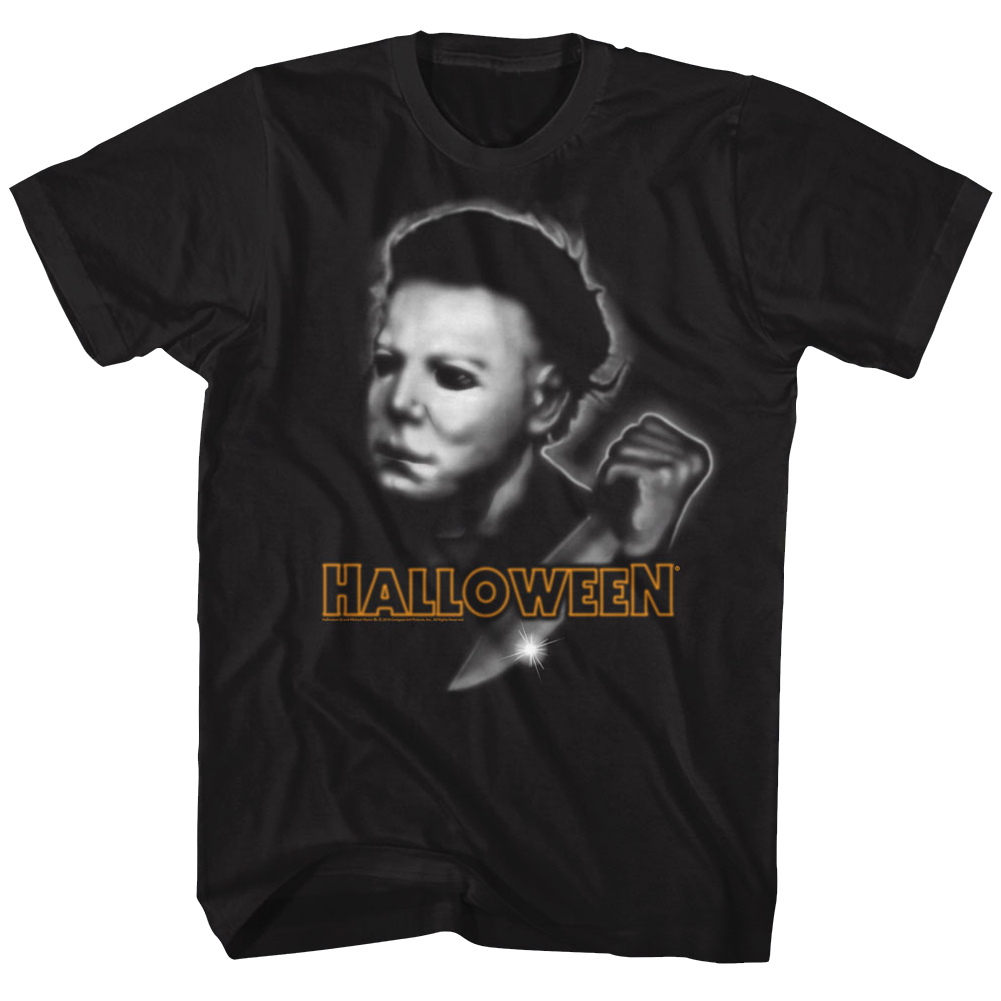 Black Halloween t-shirt featuring Halloween Airbrush design
