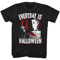 Black Halloween t-shirt featuring Halloween Everyday design