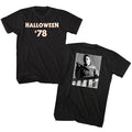 Black Halloween t-shirt featuring Halloween 1978 design