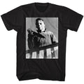 Black Halloween t-shirt featuring Halloween Knife Gloom design