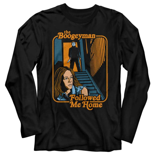 Halloween Long Sleeve T-Shirt - Boogeyman Followed