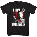 Black Halloween t-shirt featuring Halloween This Is Halloween design