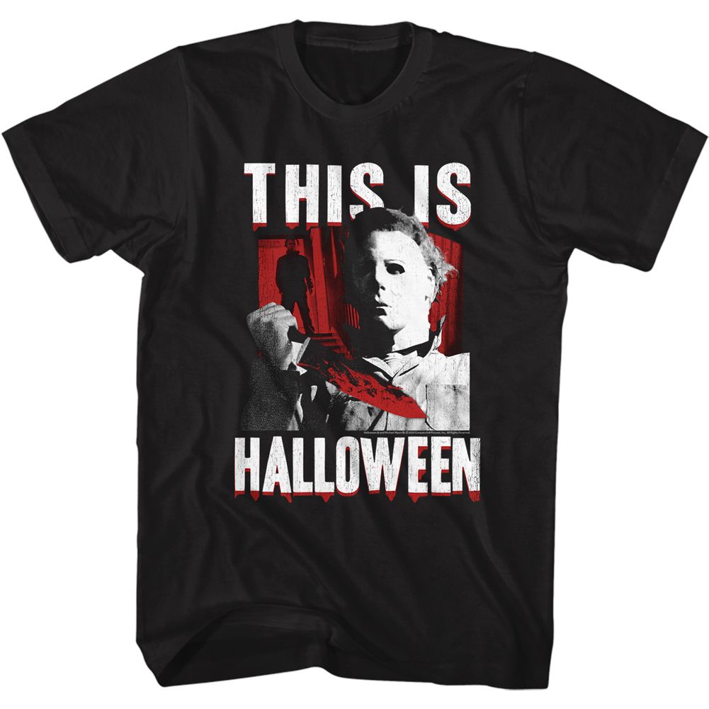 Black Halloween t-shirt featuring Halloween This Is Halloween design