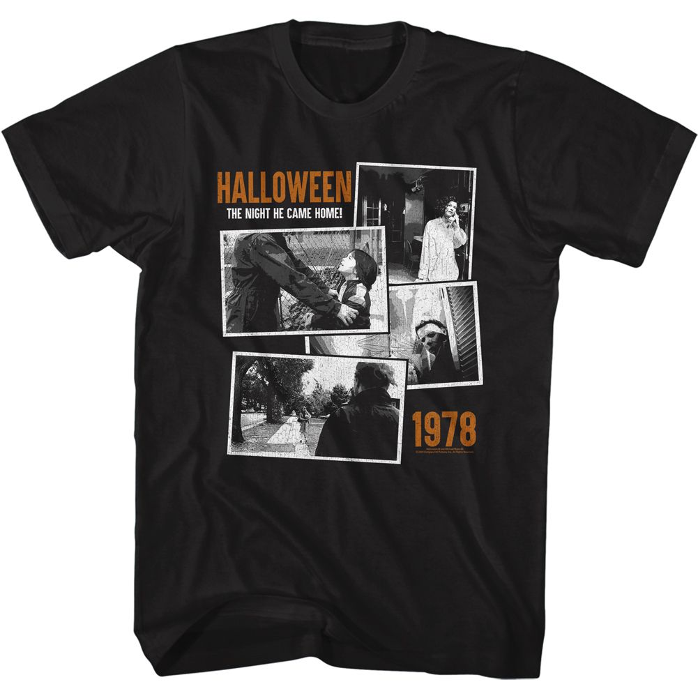Black Halloween t-shirt featuring Halloween Memories design