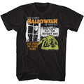 Black Halloween t-shirt featuring Halloween Scariest Halloween design