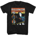 Black Halloween t-shirt featuring Halloween Comic design