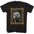 Black Halloween t-shirt featuring Halloween Logo Frame design
