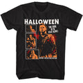 Black Halloween t-shirt featuring Halloween Blood Splatter design